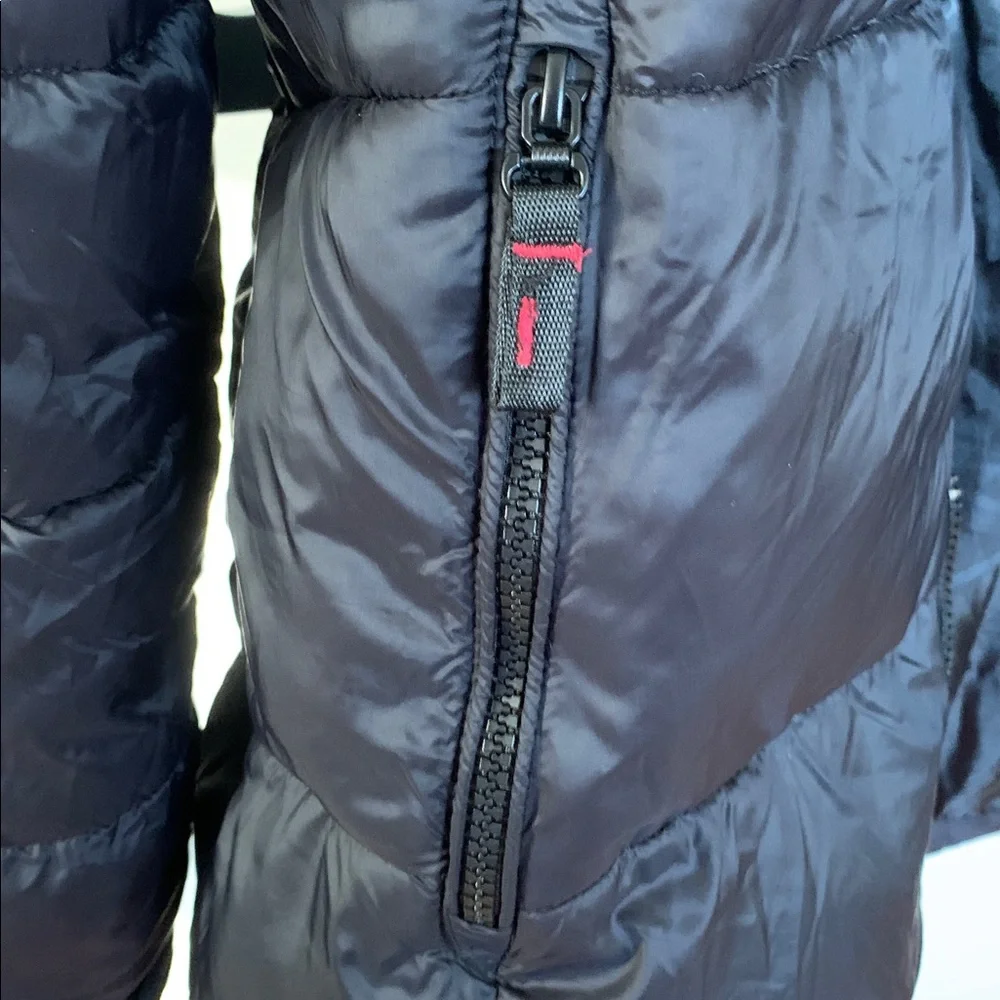 ZeroXposur Black Puffer Jacket with Tan Faux Fur Hood - Picture 3 of 12